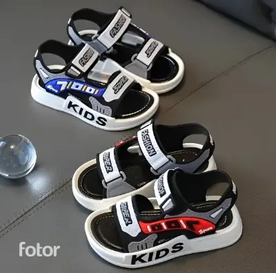 Picture of Children Sport Sandals Summer Boys Girls Casual BeachShoe Comfortable Soft Sole Kids Shoes Fashion Non-slip Slippers