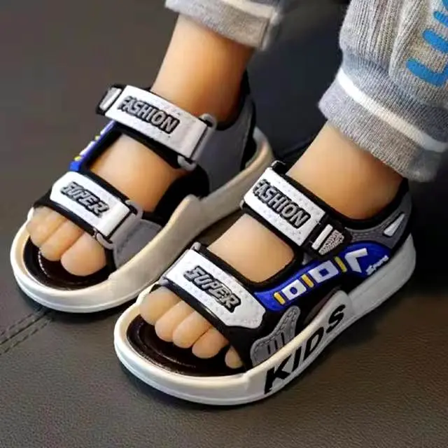 Picture of Children Sport Sandals Summer Boys Girls Casual BeachShoe Comfortable Soft Sole Kids Shoes Fashion Non-slip Slippers