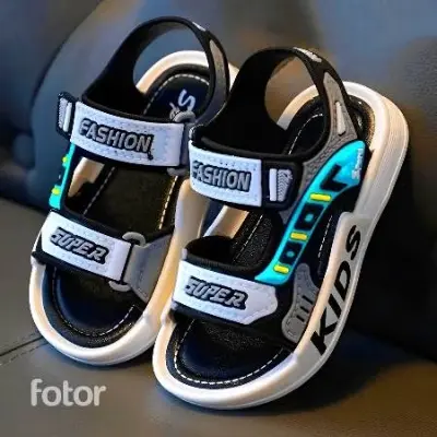 Picture of Children Sport Sandals New Boys Girls Casual BeachShoe Comfortable Soft Sole Kids Shoes Fashion Non-slip Slippers toddler