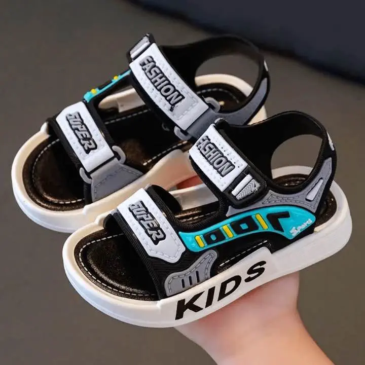 Picture of Children Sport Sandals New Boys Girls Casual BeachShoe Comfortable Soft Sole Kids Shoes Fashion Non-slip Slippers toddler