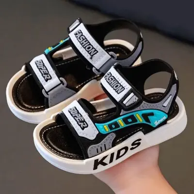 Picture of Children Sport Sandals New Boys Girls Casual BeachShoe Comfortable Soft Sole Kids Shoes Fashion Non-slip Slippers toddler