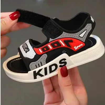Picture of Children Sport Sandals New Boys Girls Casual BeachShoe Comfortable Soft Sole Kids Shoes Fashion Non-slip Slippers toddler