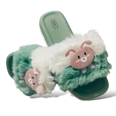 Picture of Slipper for Girls Sandal for girls house slipper sandal for woman New premium Sandal Flat For Woman Color Family:Blue, Green, Pink