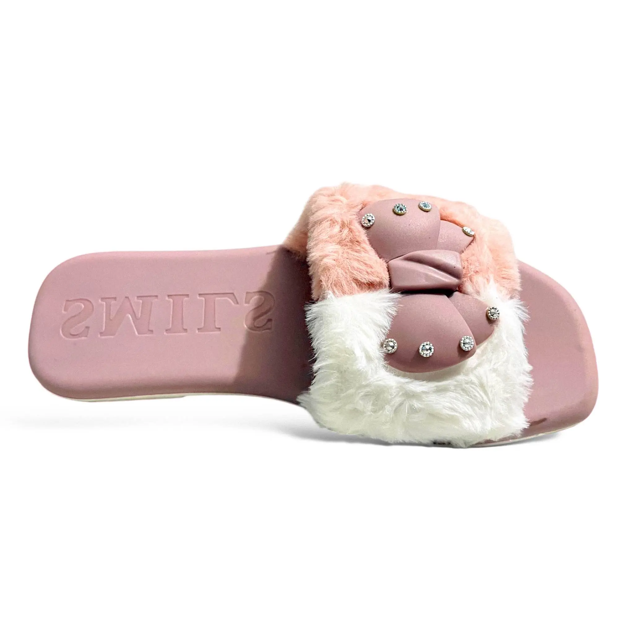 Picture of Slipper for Girls Sandal for girls house slipper sandal for woman New premium Fashionable Flat Sandal For Woman Color Family:Blue, Green, Pink