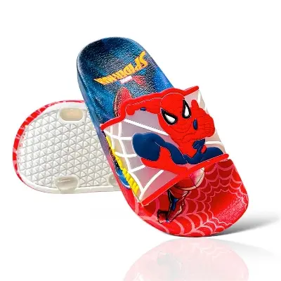 Picture of Slides Slipper for Child’s Boys New Model Slippers Shoes Graffiti Open Toe Low Platform Flip Flops Outdoor Flat Beach Slides Sandals