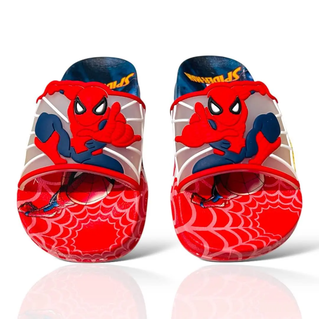 Picture of Slides Slipper for Child’s Boys New Model Slippers Shoes Graffiti Open Toe Low Platform Flip Flops Outdoor Flat Beach Slides Sandals
