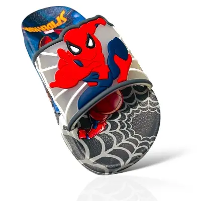 Picture of Slides Slipper for Child’s Boys New Model Slippers Shoes Graffiti Open Toe Low Platform Flip Flops Outdoor Flat Beach Slides Sandals