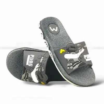 Picture of Slides Slipper for Child’s Boys New Model Cartoon Design high quality Slippers Shoes Graffiti Open Toe Low Platform Flip Flops Outdoor Flat Beach Slides Sandals