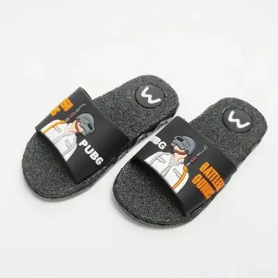 Picture of Slides Slipper for Child’s Boys New Model Cartoon Design high quality Slippers Shoes Graffiti Open Toe Low Platform Flip Flops Outdoor Flat Beach Slides Sandals