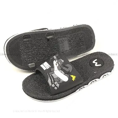 Picture of Slides Slipper for Child’s Boys New Model Cartoon Design high quality Slippers Shoes Graffiti Open Toe Low Platform Flip Flops Outdoor Flat Beach Slides Sandals