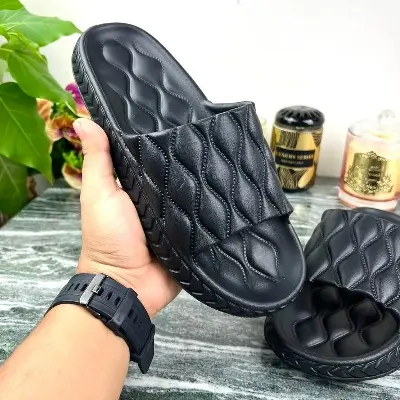 Picture of Slide slipper for Man SunMoon-1001 Slides for Men Slides for boys. shoe for man slides for boys room slipper House slipper New Beach Slipper for men