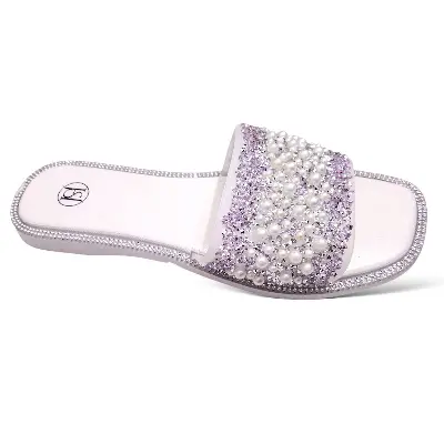 Picture of Fashionable Full Stone Siliper - Shoe For Women New Premium Sandal For Girls