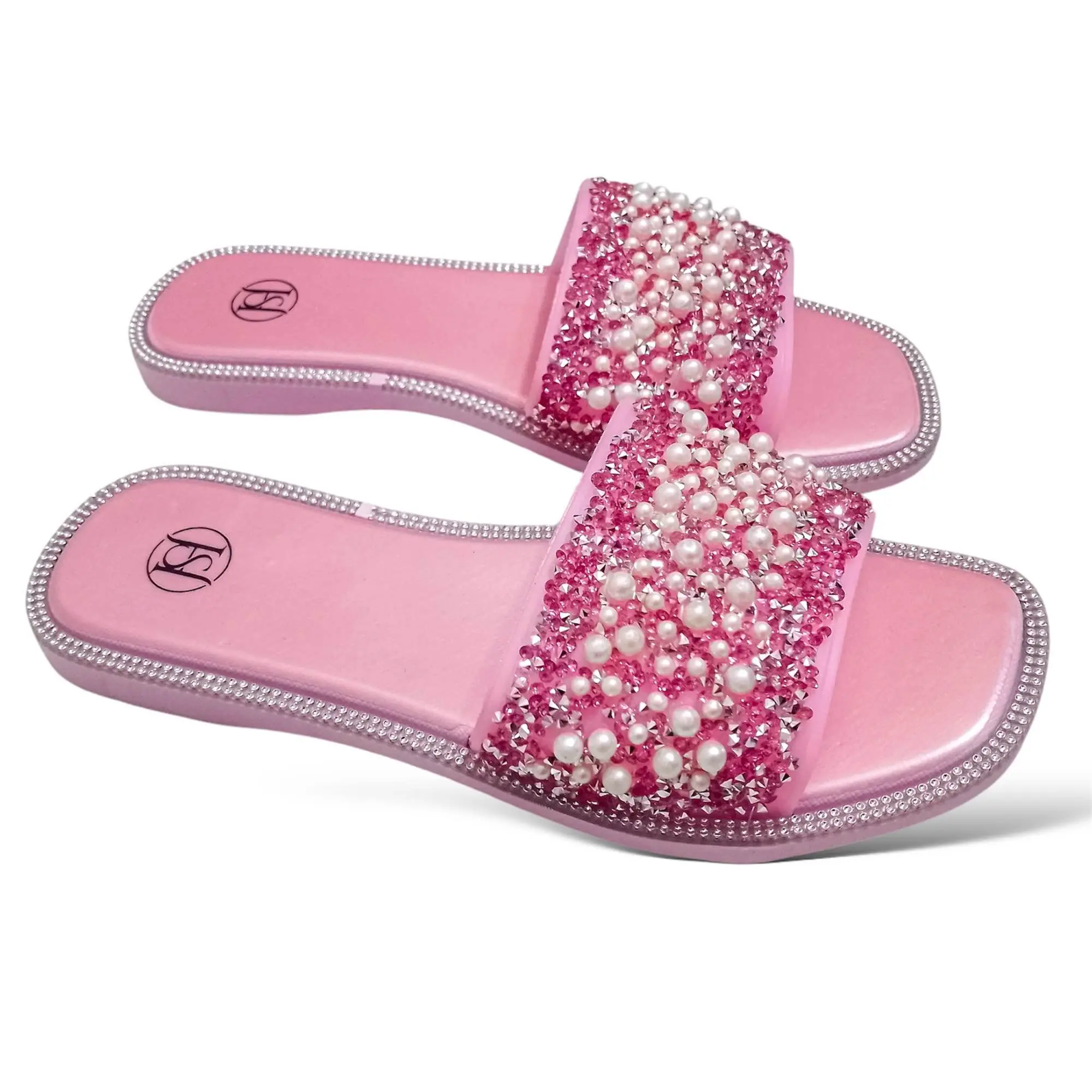 Picture of Fashionable Full Stone Siliper - Shoe For Women New Premium Sandal For Girls