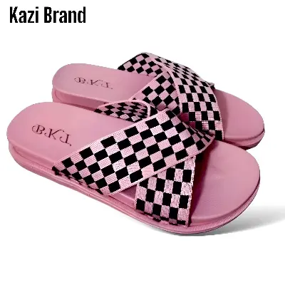 Picture of Womens Flat Regular Shoes New Fashionable Ladies Flat Slipper Sandals New Premium Sandal for Girls
