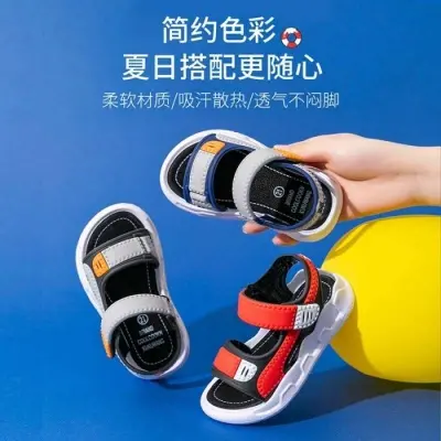 Picture of Boys Sandals Soft Bottom Children's Beach Shoes Kids Sandals Baby Comfortable Sandals Girl's Beach Shoes Kids Casual Sandals