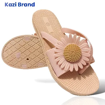 Picture of Premium Sunflower Daisy Flip Flops – Soft & Comfortable Summer Sandals for Women