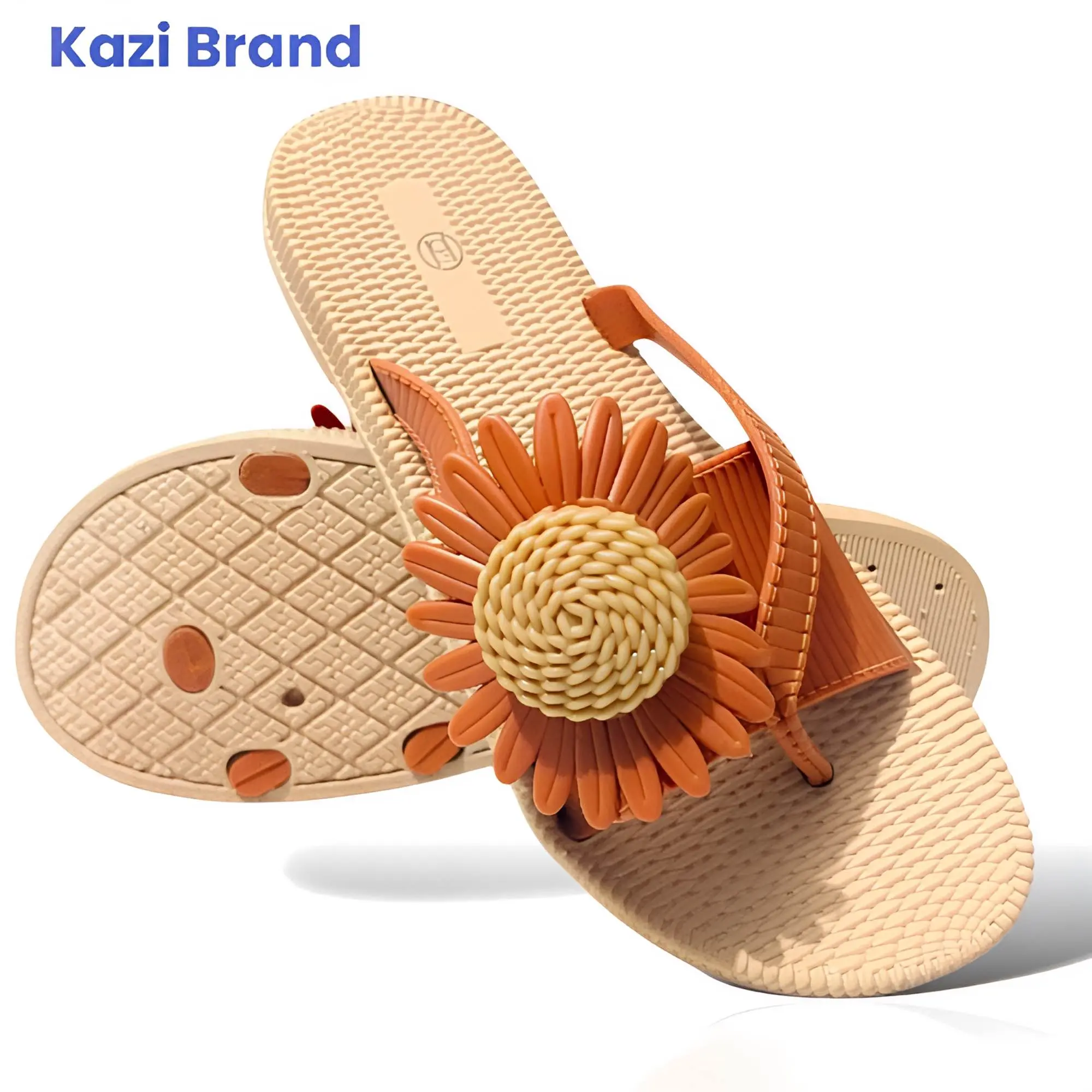 Picture of Premium Sunflower Daisy Flip Flops – Soft & Comfortable Summer Sandals for Women