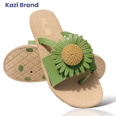 Picture of Premium Sunflower Daisy Flip Flops – Soft & Comfortable Summer Sandals for Women
