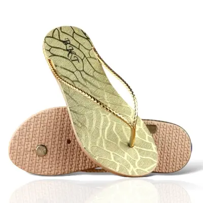 Picture of New Collection Flat sandal for girls | BKT-2288 | Slipper sandal for Women Room Slipper Golden Silver Pink Eu 36-40