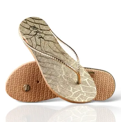 Picture of New Collection Flat sandal for girls | BKT-2288 | Slipper sandal for Women Room Slipper Golden Silver Pink Eu 36-40