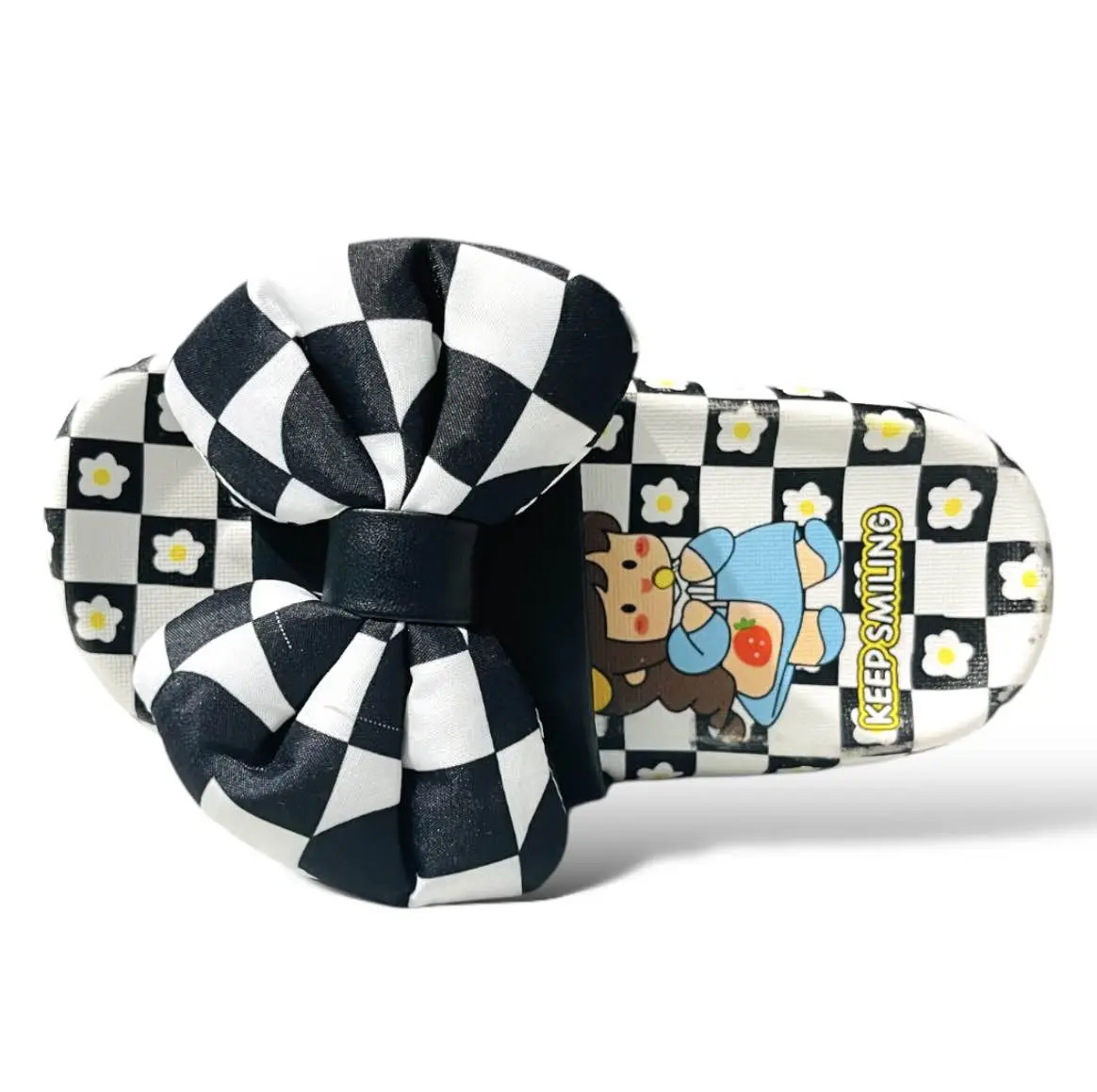 Picture of Slipper for Girls Sandal for Child | Keep Smiling - 2201 | house slipper sandal for woman Slipper for child Room slipper Shoe for woman slipper for girls Sami Heel bow Show slipper Slides for Girls shoe for women China Slipper Juta Baschader Juta