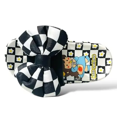 Picture of Slipper for Girls Sandal for Child | Keep Smiling - 2201 | house slipper sandal for woman Slipper for child Room slipper Shoe for woman slipper for girls Sami Heel bow Show slipper Slides for Girls shoe for women China Slipper Juta Baschader Juta