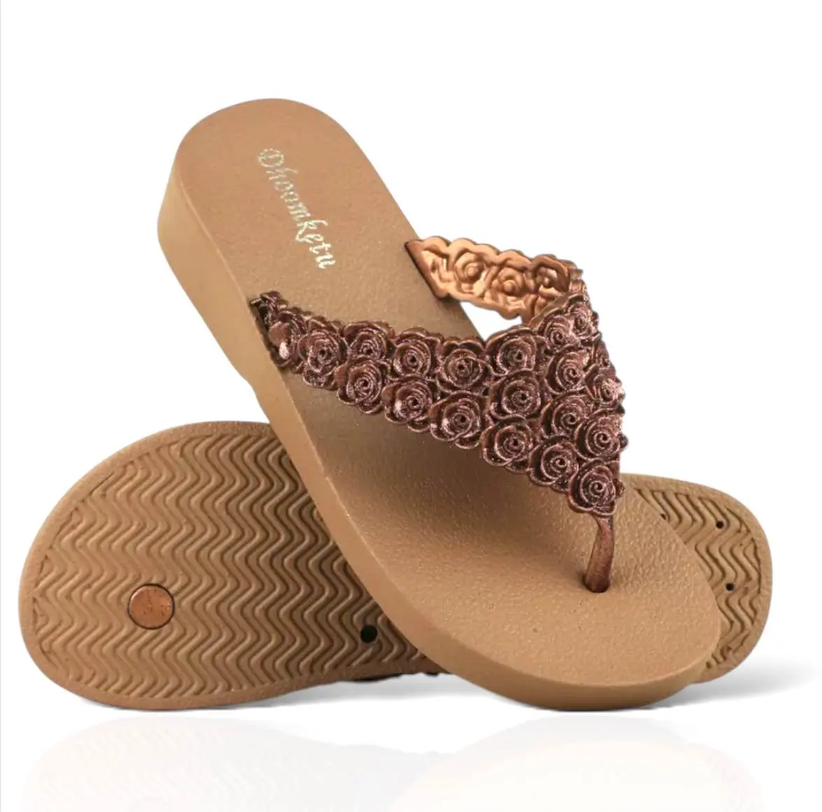 Picture of New Collection Girls' Slipper Sandals | Stylish Sami Heel Room Slippers for Women and Girls | New Premium fashionable Sandal for Girls