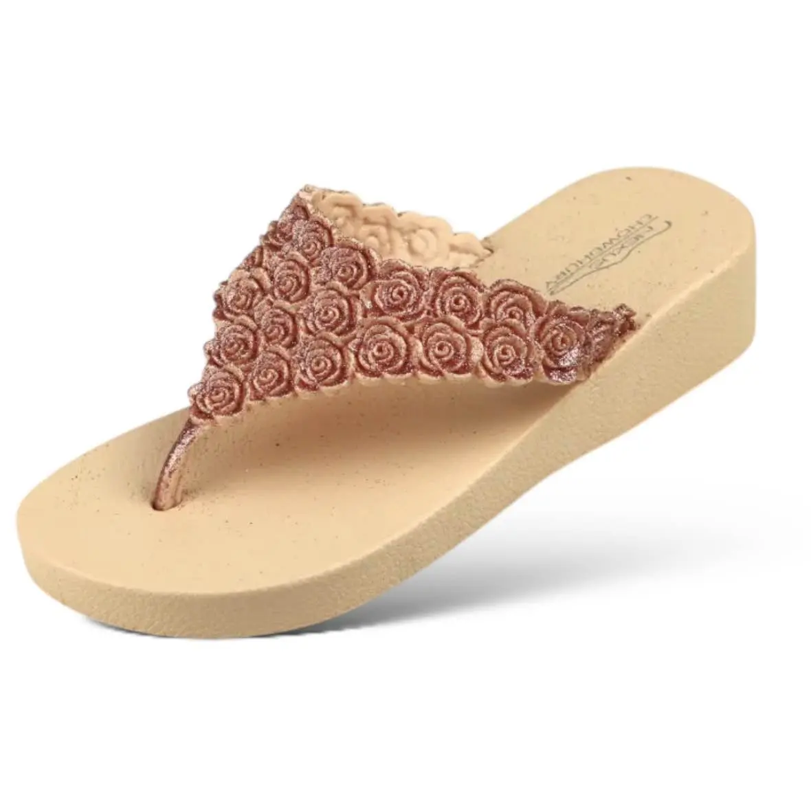 Picture of New Collection Girls' Slipper Sandals | Stylish Sami Heel Room Slippers for Women and Girls | New Premium fashionable Sandal for Girls