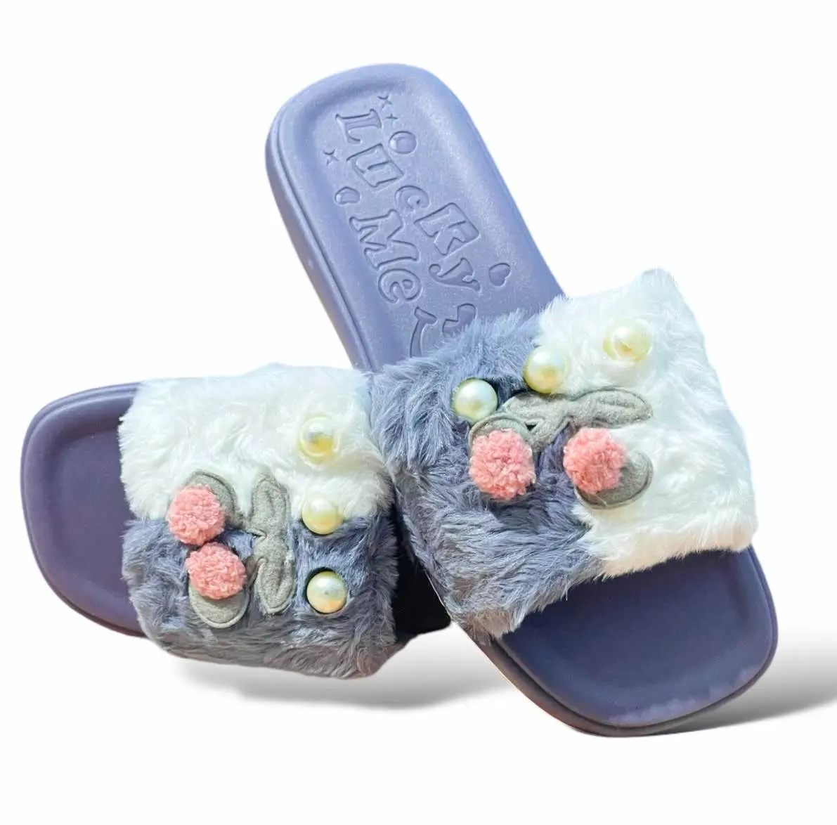 Picture of Flat Slipper for girls New collection Winter slipper for women Room Slipper house slipper wool slipper