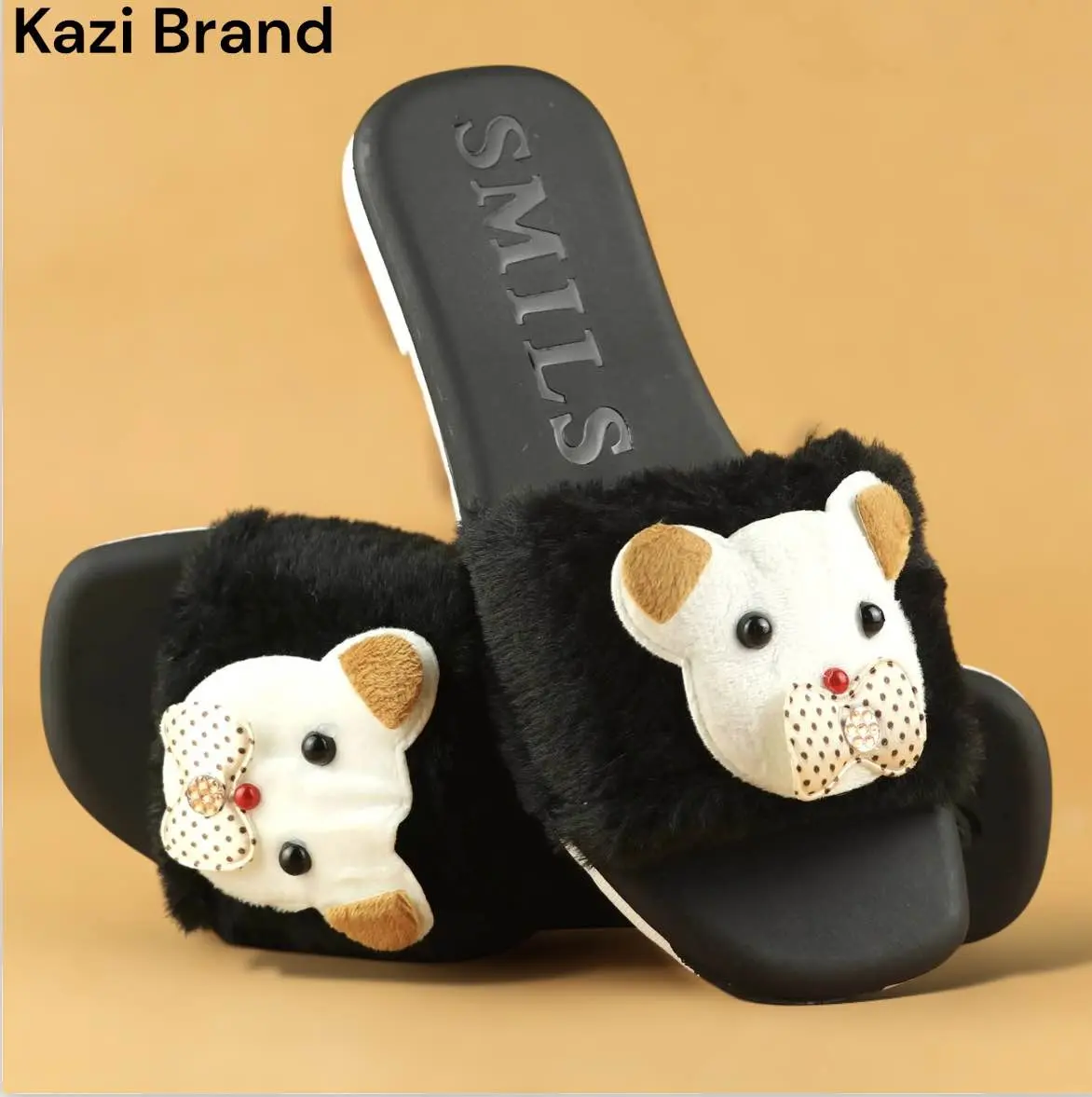 Picture of Flat Slipper for girls New collection Winter slipper for women Room Slipper house slipper wool slipper New premium winter Slippers  for woman