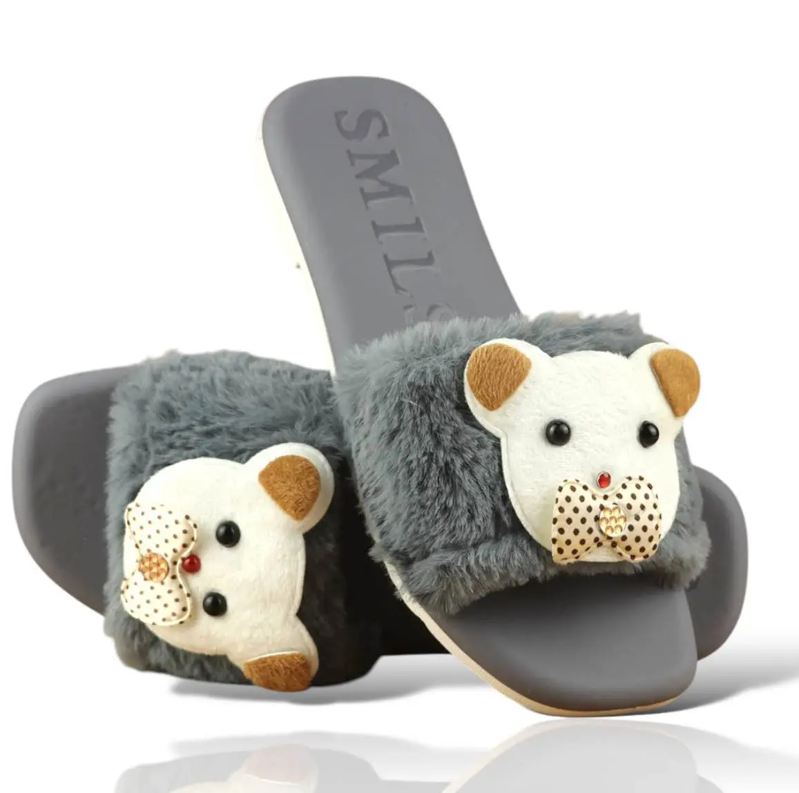 Picture of Flat Slipper for girls New collection Winter slipper for women Room Slipper house slipper wool slipper New premium winter Slippers  for woman