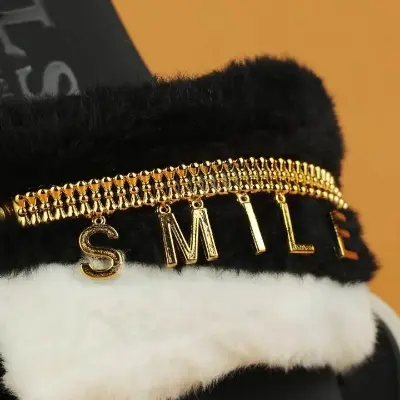 Picture of Flat Slipper for girls New collection Winter slipper for women Room Slipper house slipper wool slipper New premium winter Slippers for woman Color: Blue, Pink, Black