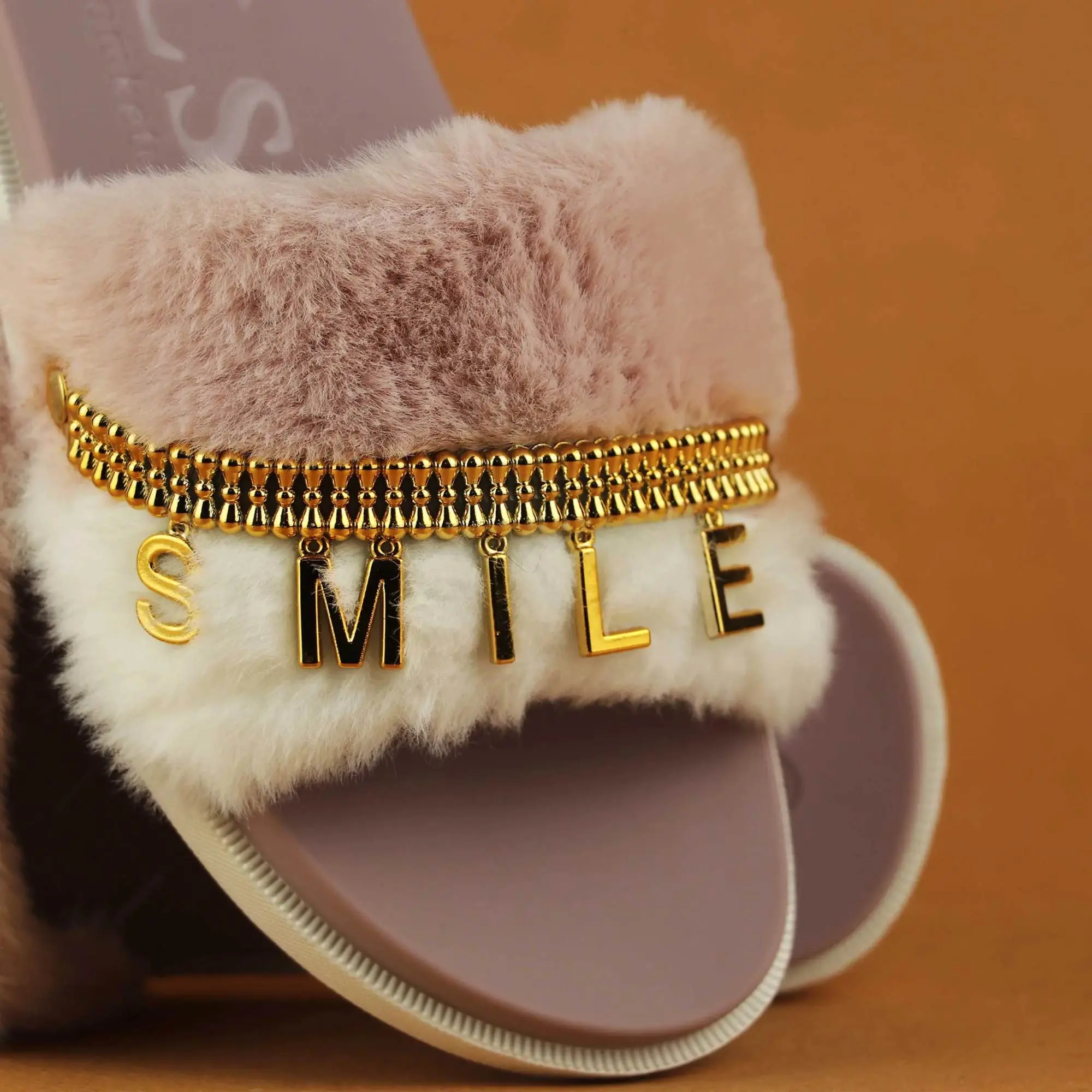 Picture of Flat Slipper for girls New collection Winter slipper for women Room Slipper house slipper wool slippers