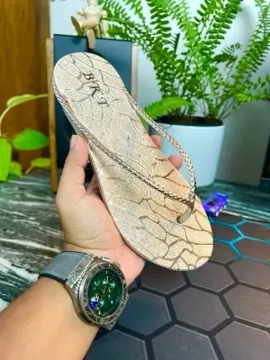 Picture of New Collection Girls' Slipper Sandals | BKT-2399 | Stylish Heel Room Slippers for Women and Girls