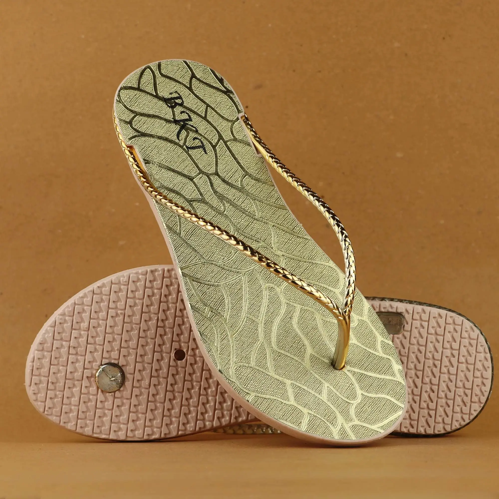 Picture of New Collection Girls' Slipper Sandals | BKT-2399 | Stylish Heel Room Slippers for Women and Girls