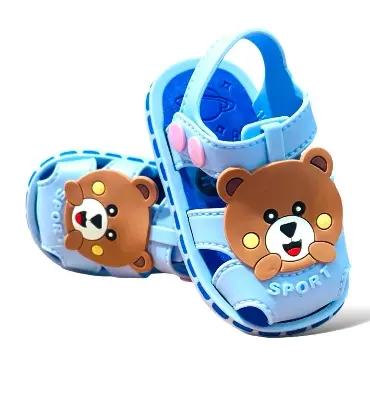 Picture of Kids Girls & Boys Walkers Sandals Soft Rubber Sole Non Slip Summer Baby Shoes Toddler Flat Shoes Funky Monkey Slides Kids Slippers for children