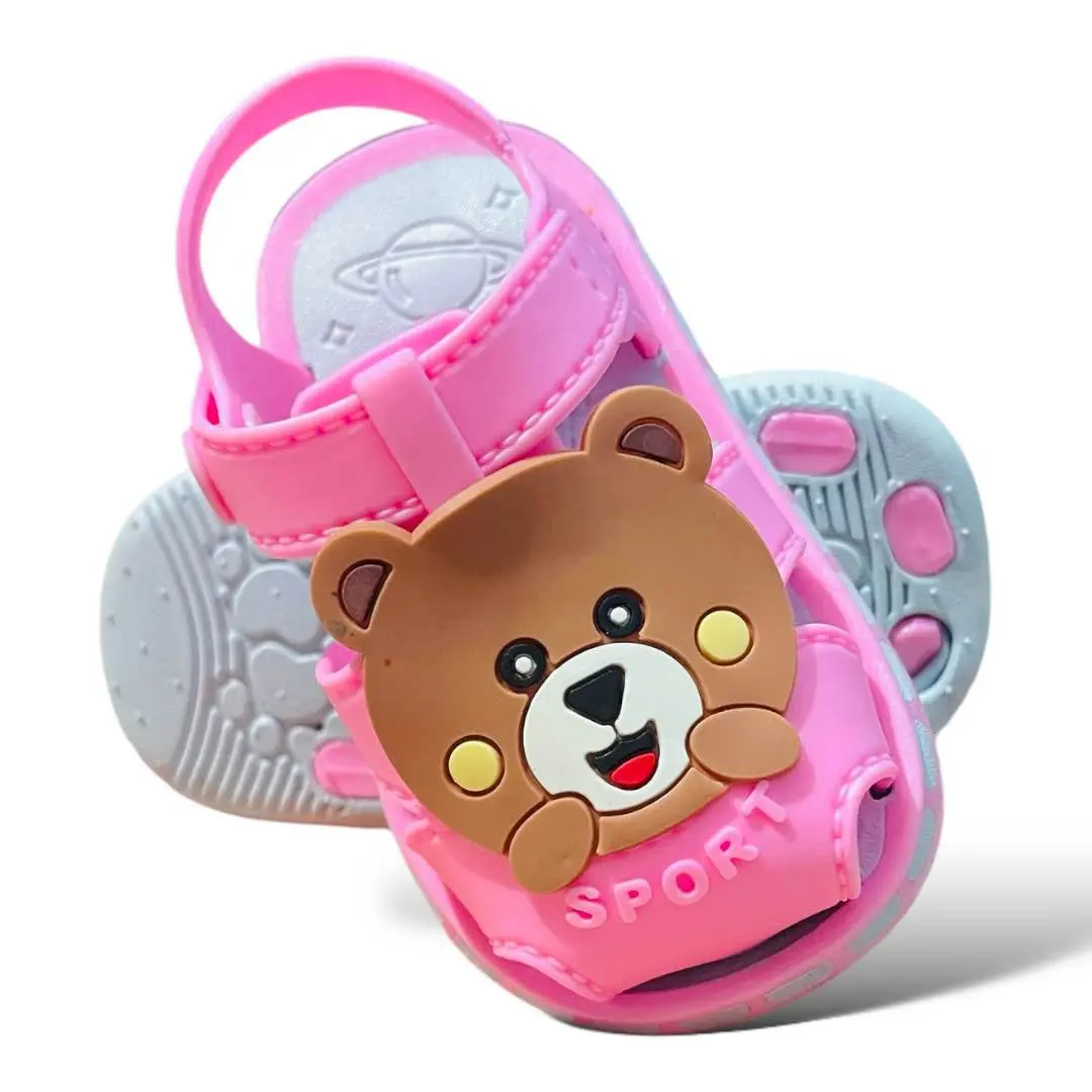 Picture of Kids Girls & Boys Walkers Sandals Soft Rubber Sole Non Slip Summer Baby Shoes Toddler Flat Shoes Funky Monkey Slides Kids Slippers for children