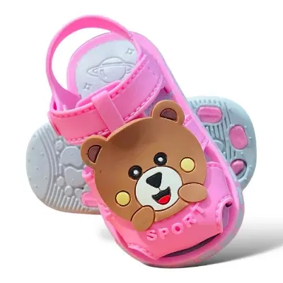 Picture of Kids Girls & Boys Walkers Sandals Soft Rubber Sole Non Slip Summer Baby Shoes Toddler Flat Shoes Funky Monkey Slides Kids Slippers for children