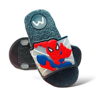 Picture of Disney Boys' Spider Man Sandals - Slip-On Slides (Toddler/Little Kid/Big Kid) Size (24/35) New Balck/Red