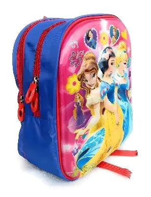 Picture of Kids Time Polyester Pre-Nursery Pink and Blue Barbie Doll Character School Bags Backpack for Girl's (2-5Years)