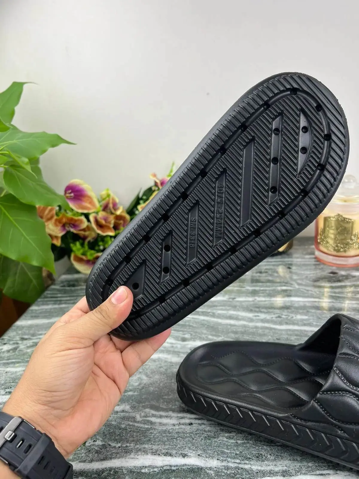 Picture of Slide slipper for Man SunMoon-1001 Slides for Men Slides for boys. shoe for man slides for boys room slipper House slipper