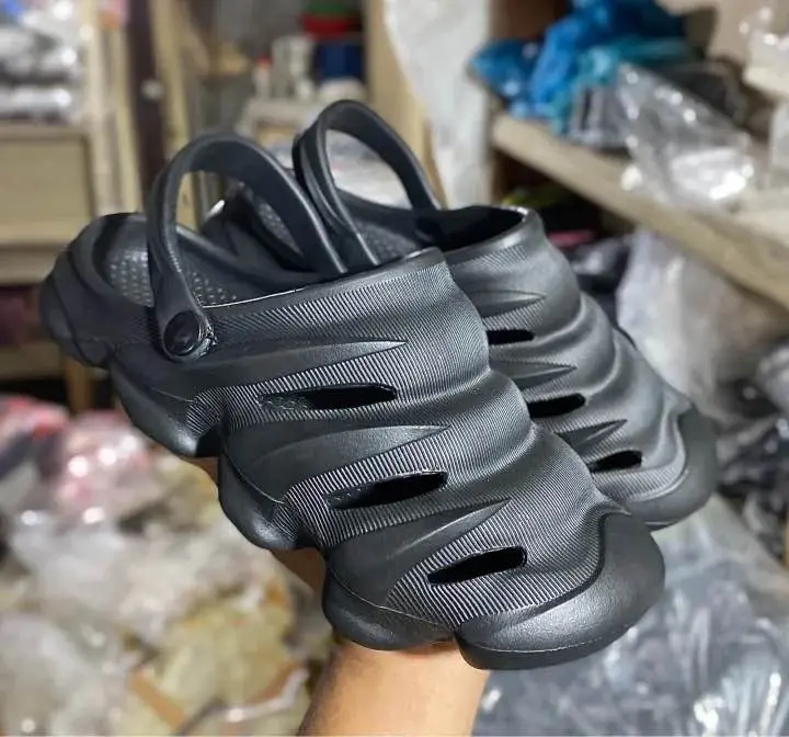 Picture of Mens New Casual Super Comfortable Soft Hollow-out Clogs Breathable Non-Slip Outdoor Half Shoes Sandals