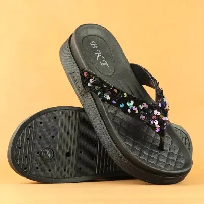 Picture of New Trending viral collection Good Quality black colour semi heel for women | new fashionable heels for woman