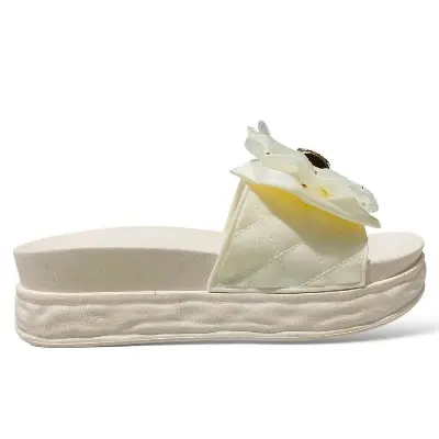 Picture of 2025 New Stylish Heels slippers for woman Color Black & White