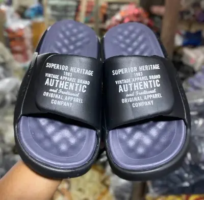 Picture of Mens New Super Soft Comfortable Thick-Sole Double Parted EVA Slides Sandals