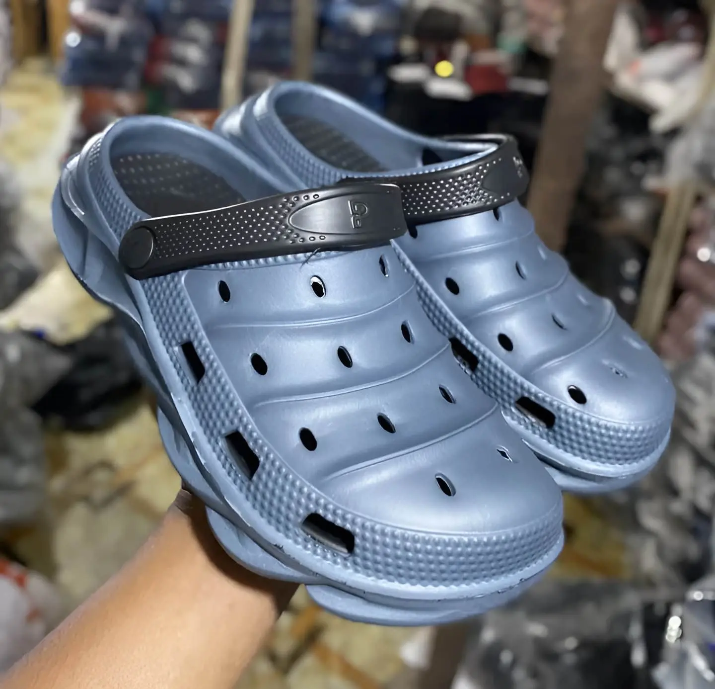 Picture of Mens New Comfortable EVA Rubber Beach Crocs Clogs Sandal Shoes