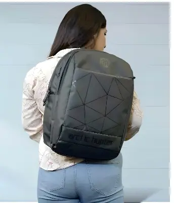 Picture of 15 Inch Stylish Water Resistant Arctic Hunter Fan's made addition Bag Laptop Backpack for all