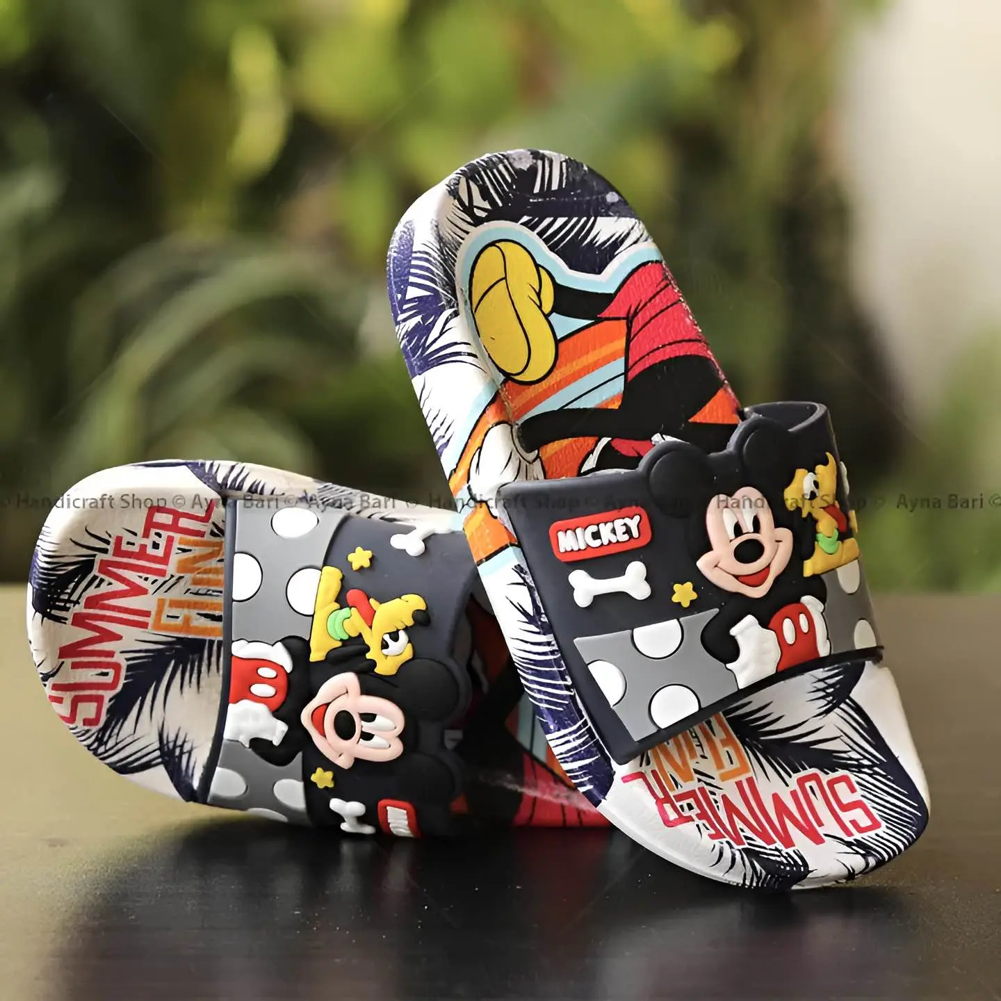 Picture of Slides for Child | Mickey- 009 | Shipper for boys sandal for kids room slipper Chidren new Sandal Slippers  summer Slipper 3D Printed