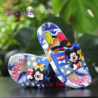 Picture of Slides for Child | Mickey- 009 | Shipper for boys sandal for kids room slipper Chidren new Sandal Slippers  summer Slipper 3D Printed