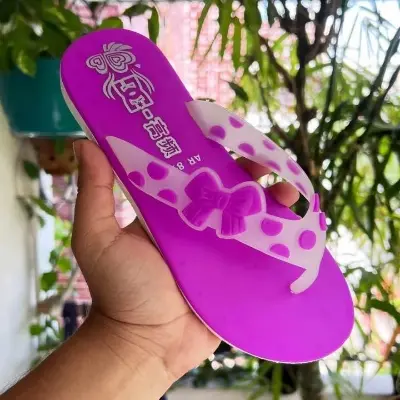 Picture of Slipper sandal for girls | Bright- 897 | sandal for woman shoe for woman flat sandal slipper for girls.